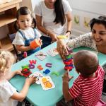 Wooden Alphabet Flash Cards & Letter Puzzle