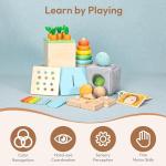 Woodtoe Montessori Wooden Learning Toys for Toddlers