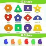 Montessori Shape Learning Puzzles for Toddlers