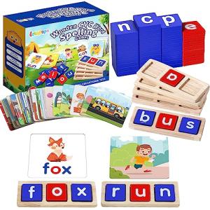 CVC Word Spelling Games for Kids Ages 3-6