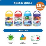 Snap-n-Learn Dinosaur Matching Toys for Toddlers