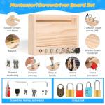 Montessori Screwdriver Board for Kids’ Learning Fun