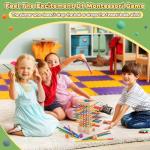 Montessori Colorful Wooden Stick Dice Game