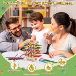Montessori Colorful Wooden Stick Dice Game