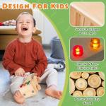 Montessori Busy Board with Screwdriver and Light