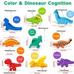 Montessori Wooden Dinosaur Stacking Blocks for Kids
