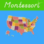 Montessori Geography Puzzle Maps: USA Edition