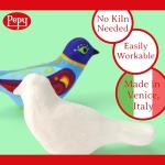 Pepy Premium Air-Dry Modeling Clay - White 1.1 lb