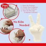 Pepy Premium Air-Dry Modeling Clay - White 1.1 lb