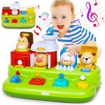Interactive Pop Farm Animal Toy with Music