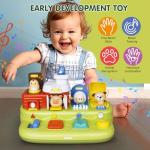 Musical Pop Farm Animals Toy for Toddlers