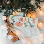 Personalized Dinosaur Name Puzzle for Toddlers
