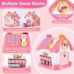 Pink Musical Learning House for Toddlers 1 Year Old