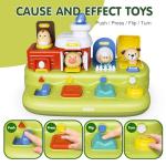 Musical Pop Farm Animals Toy for Toddlers