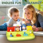 Musical Pop Farm Animals Toy for Toddlers