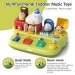 Musical Pop Farm Animals Toy for Toddlers