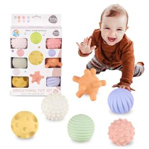 Sensory Balls for Babies - 6 Pack of Fun