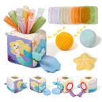 Youuys Mermaid Baby Tissue Box Toy Set