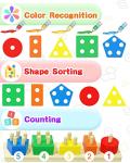 Yetonamr Montessori Wooden Sensory Toys for Toddlers