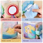 Youuys Mermaid Baby Tissue Box Toy Set