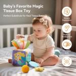 Youuys Mermaid Baby Tissue Box Toy Set
