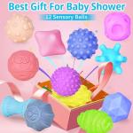 12 Pack Sensory Balls for Toddler Play