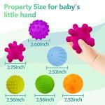 Montessori Sensory Spiky Balls for Babies 6-12 Months