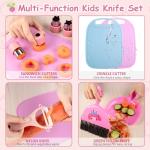 20PCS Kids Knife Set for Real Cooking Fun