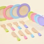 Wooden 34 PCS Kids Play Kitchen Set