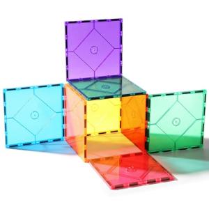 Large Square Magnetic Tiles Set for Kids