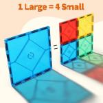 Large Square Magnetic Tiles Set for Kids