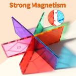 Large Square Magnetic Tiles Set for Kids