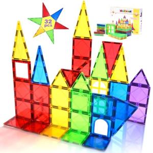 Magnetic Tiles Montessori Learning Set for Kids