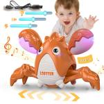 Musical Lobster Tummy Time Sensory Toy