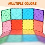 Large Square Magnetic Tiles Set for Kids