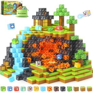 Magnetic Dinosaur Building Blocks for Kids 3+