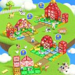 Magnetic Farm Animal Tiles for Toddlers