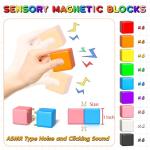54 PCS Magnetic Building Blocks for Kids