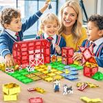 Magnetic Farm Animal Tiles for Toddlers