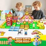 Magnetic Farm Animal Tiles for Toddlers