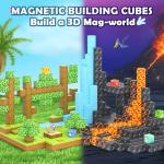 Magnetic Dinosaur Building Blocks for Kids 3+