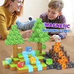 Magnetic Dinosaur Building Blocks for Kids 3+