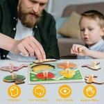 Wooden Animal Puzzles for Toddlers - 4 Pack