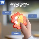 Wooden Animal Puzzles for Toddlers 1-4 Years