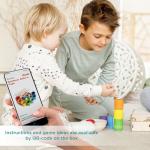 Ulanik Rainbow Balls in Cups Montessori Toy