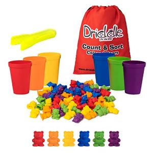 Colorful Counting Bears and Matching Cups Set