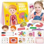 Montessori Human Body Busy Book for Kids