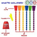 Colorful Counting Bears and Matching Cups Set