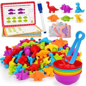 Counting Dinosaurs Montessori Toys for Early Learning