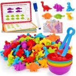 Counting Dinosaurs Montessori Toys for Early Learning